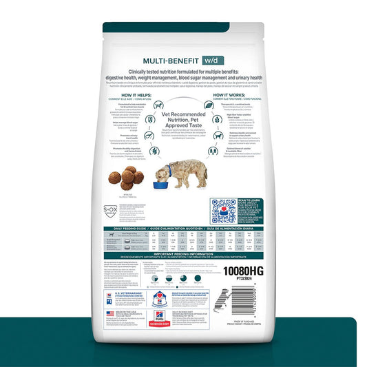Alimento Hill's Prescription Diet w/d Multi-Beneficios Para Perro