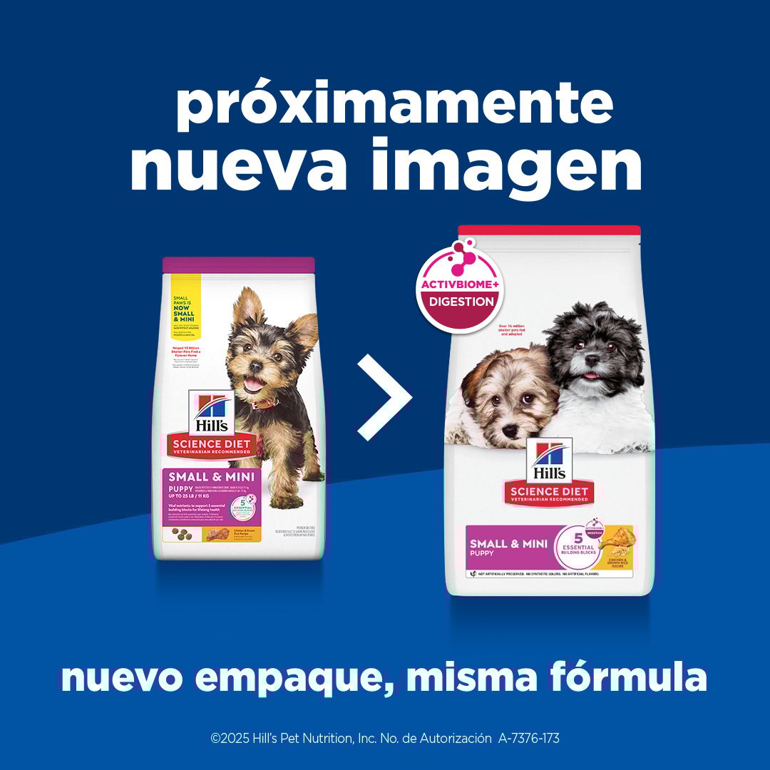 Alimento Hill’s Science Diet Cachorro Small Paws (Bajo pedido)