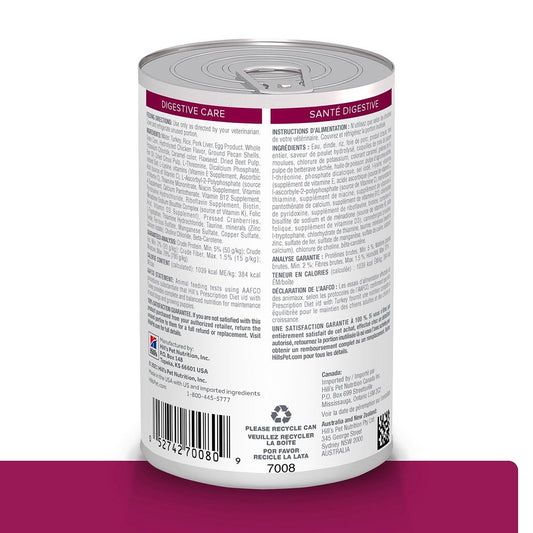 Prescription Diet i/d Cuidado Digestivo Pavo Para Perro Lata 370g