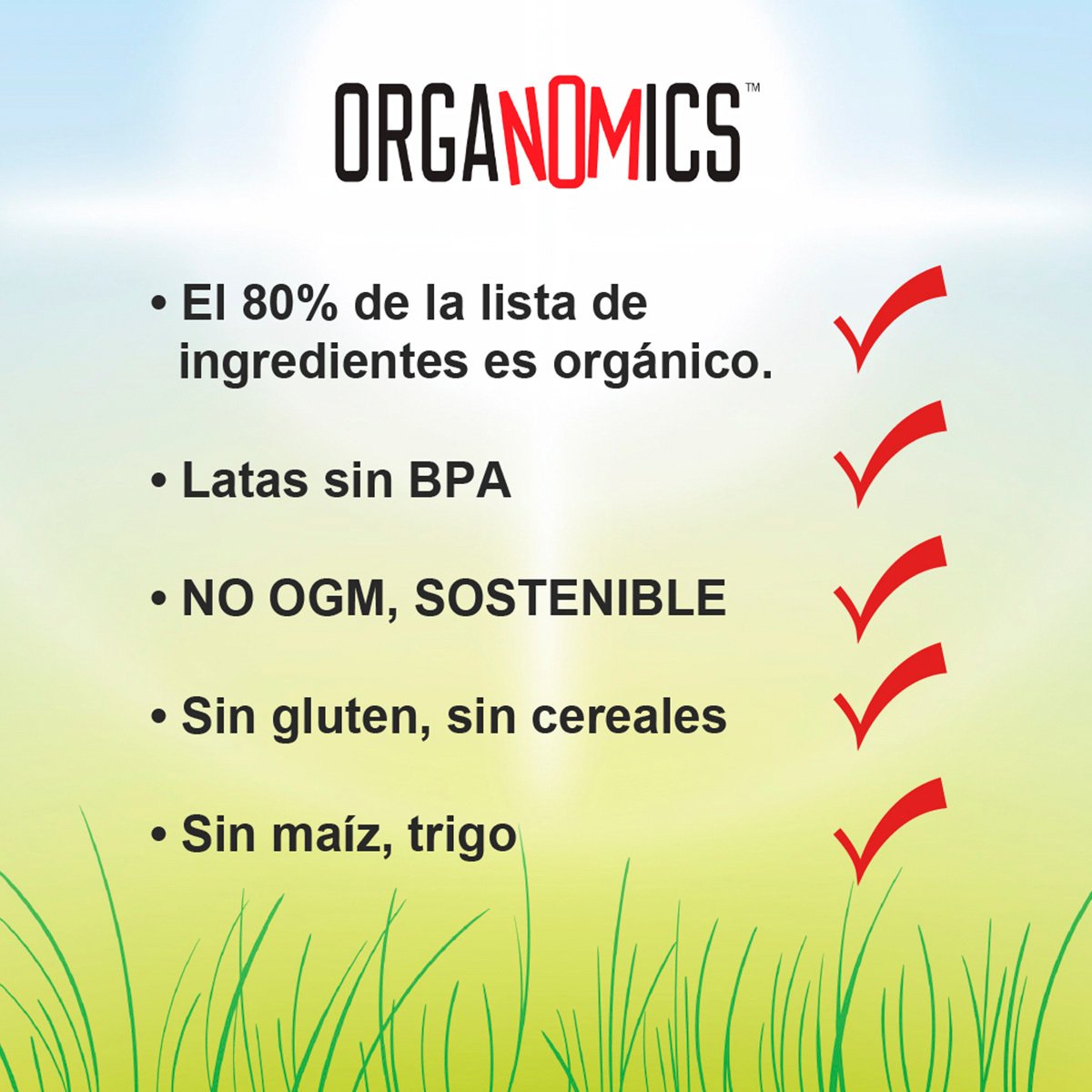 Alimento Organomics Cordero y Res Para Perro Lata 354g