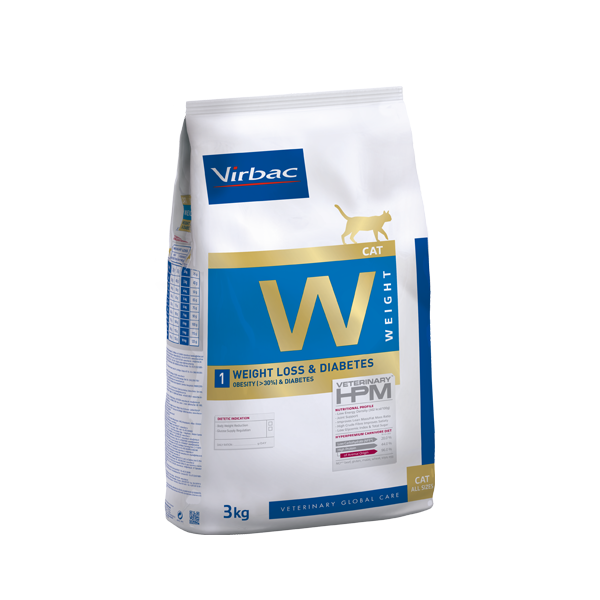 Alimento Virbac Weight Loss & Diabetes Para Gato 3kg (UNICAMENTE SOBRE PEDIDO)