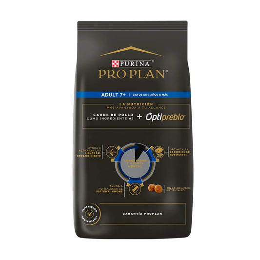 Alimento Pro Plan Gato 7+ con OPTIAGE Adulto Senior 3kg