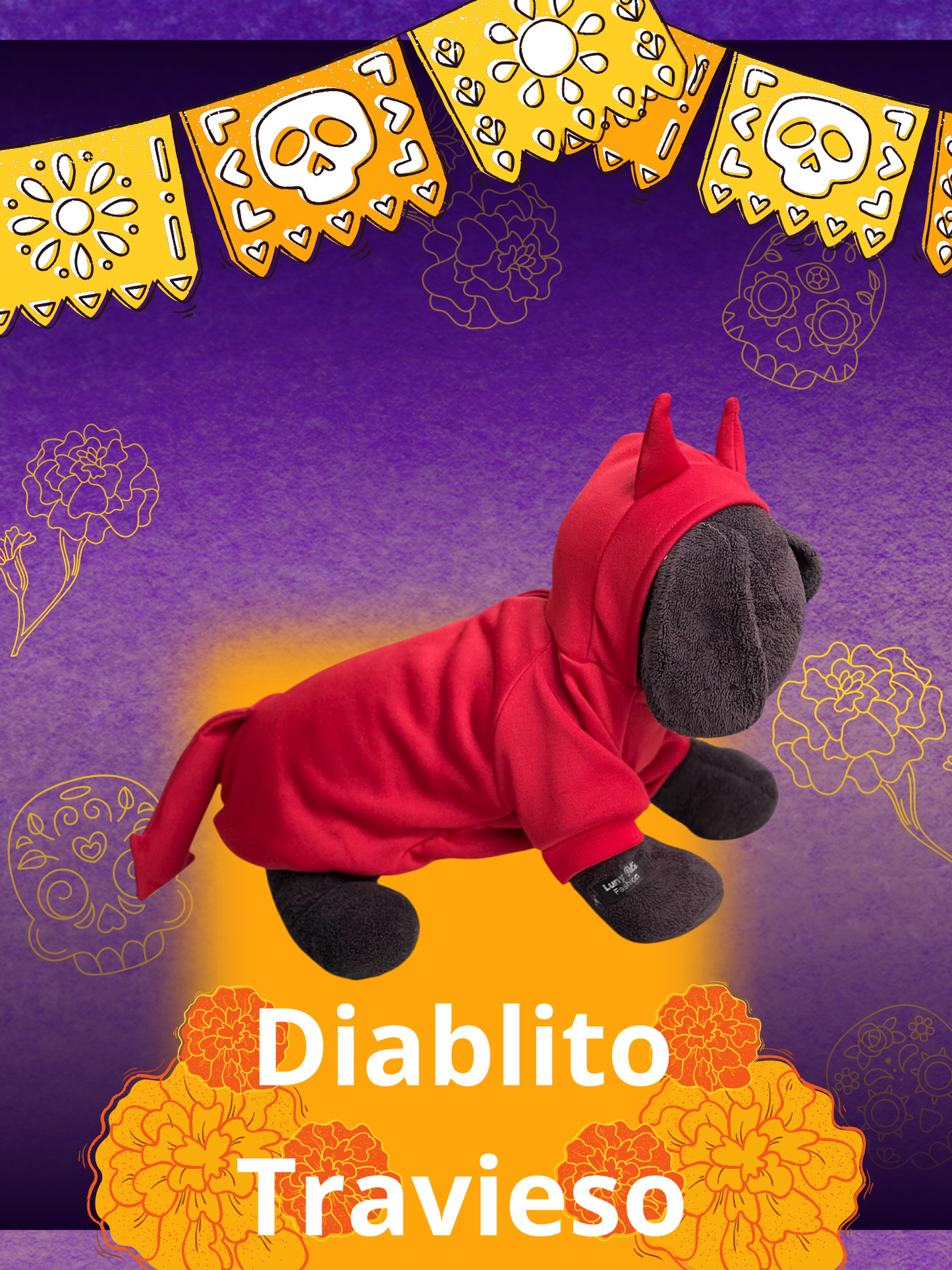 Disfraz para Perro “Diablito Travieso” 🔥🐾