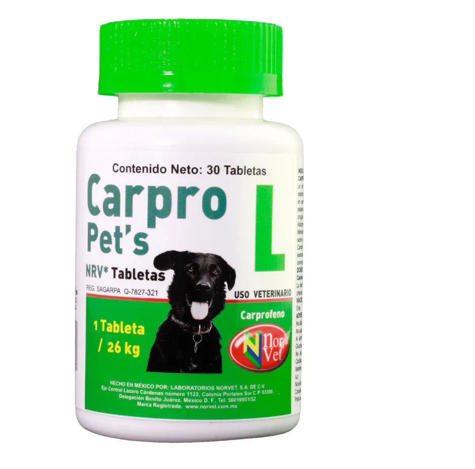 NORVET CARPRO PETS L 115 MG 30 TABS