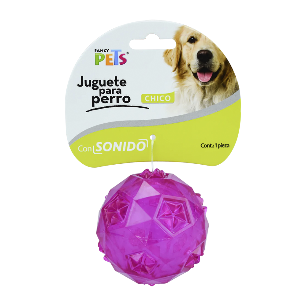 Juguete Fancy Pets Pelota Prisma Con Sonido (Sujeto a existencias)