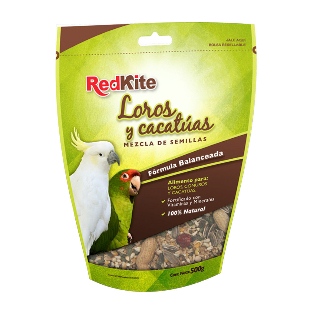 Alimento Redkite Para Loros y Cacatuas 500g (Bajo pedido)