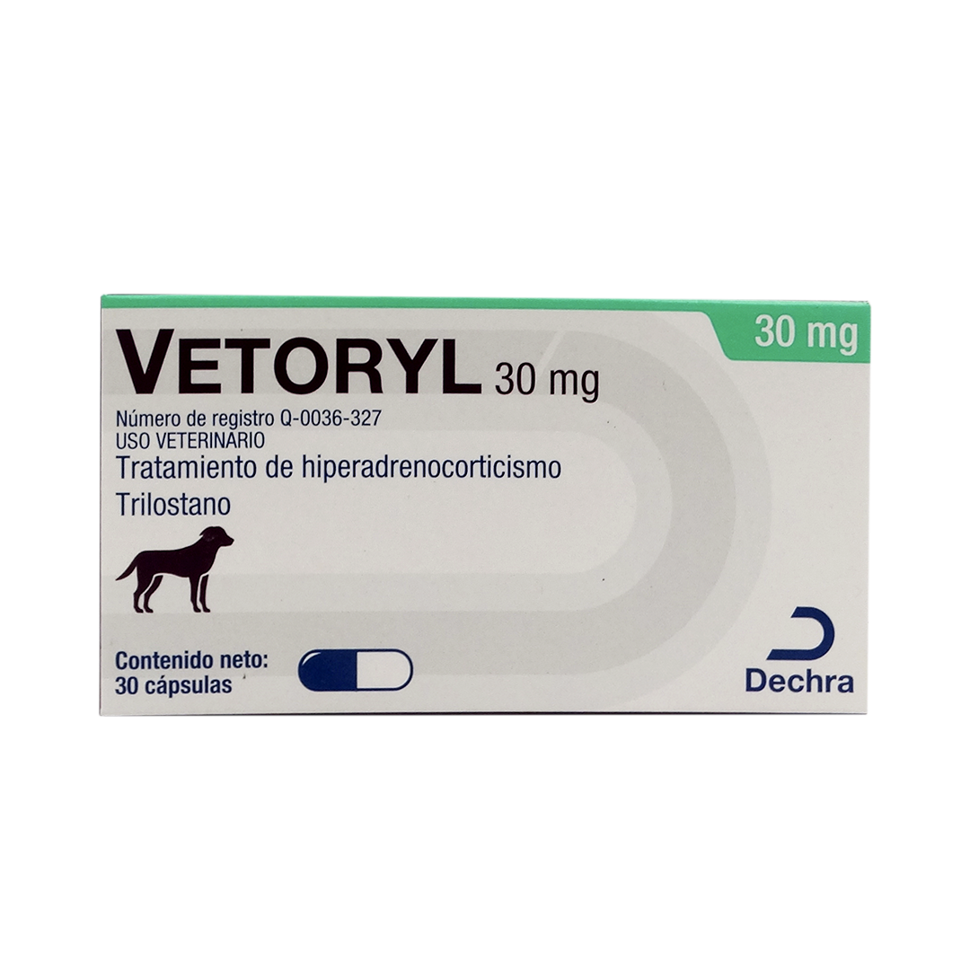 Vetoryl 30 mg Caja Con 30 Capsulas