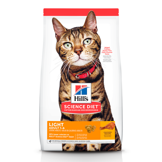 Alimento Hill's Science Diet Adulto Bajo en Calorías Para Gato (UNICAMENTE BAJO PEDIDO)