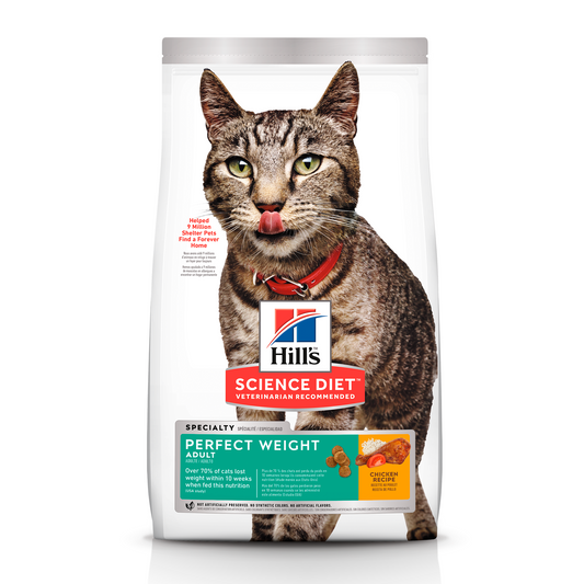 Alimento Hill's Science Diet Adulto Peso Perfecto Para Gato (UNICAMENTE BAJO PEDIDO)