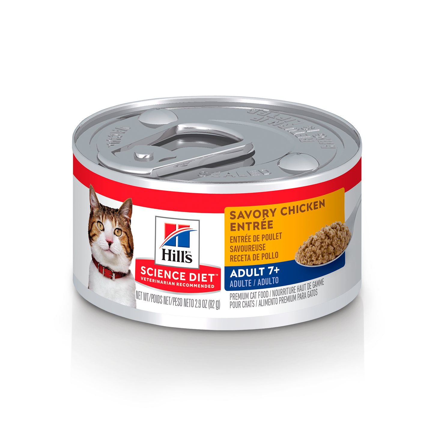 Alimento Hill's Science Diet Original Adulto 7+ Para Gato Lata 156g