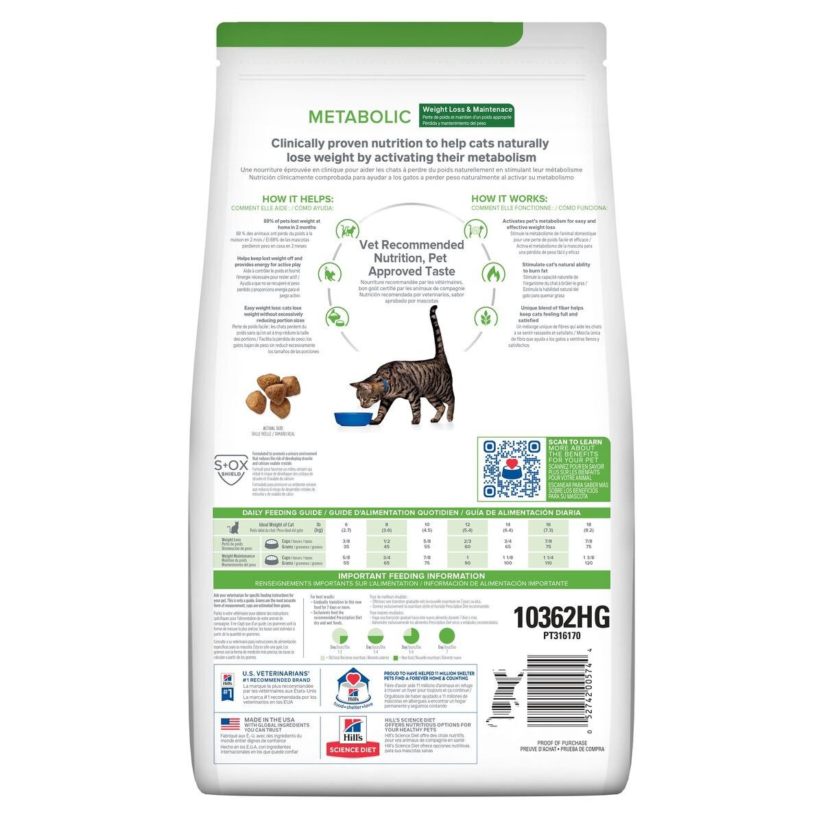 Alimento Hill's Prescription Diet Metabolic Para Gato (Bajo pedido)