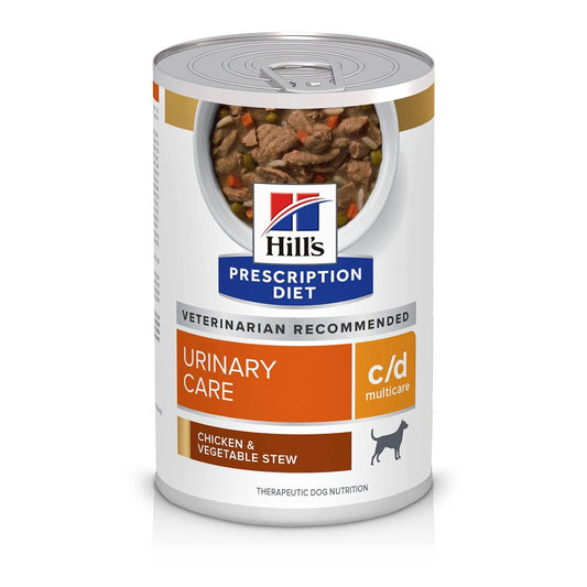 Hill's Prescription Diet c/d Cuidado Urinario Estofado Para Perro Lata 354g