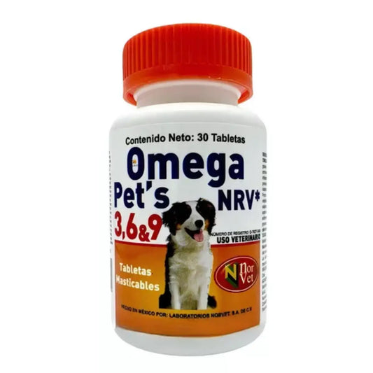 OMEGA PETS 3, 6 y 9 30 TABS MASTICABLES