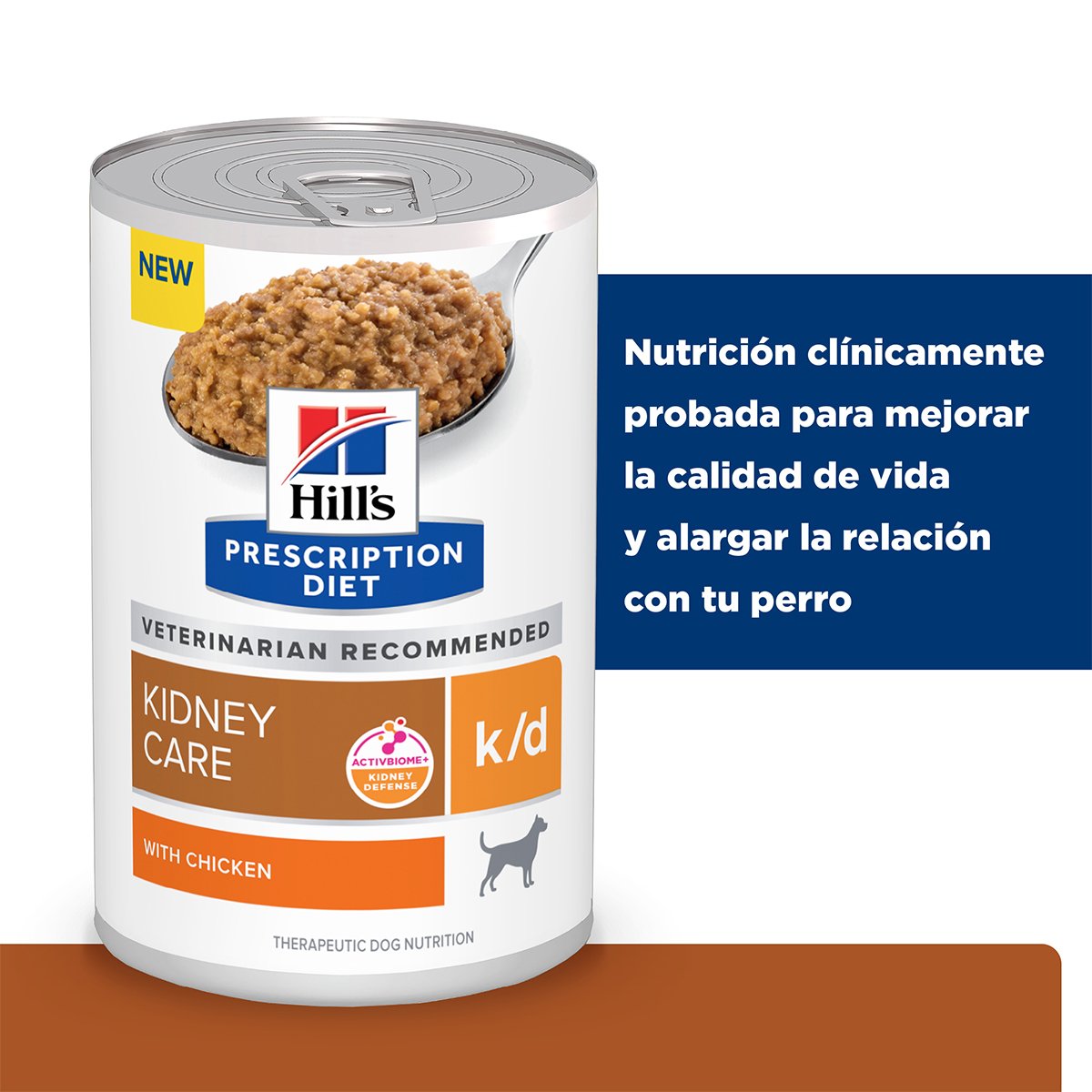 Alimento Hill's Prescription Diet k/d Cuidado del Riñón Pollo Para Perro Lata 370g