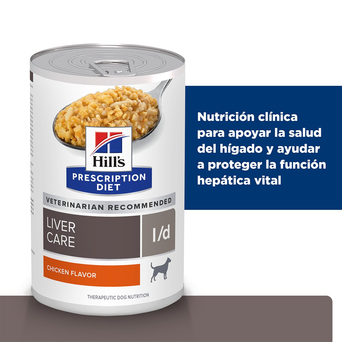 Alimento Hill's Prescription Diet l/d Cuidado del Hígado Para Perro Lata 370g