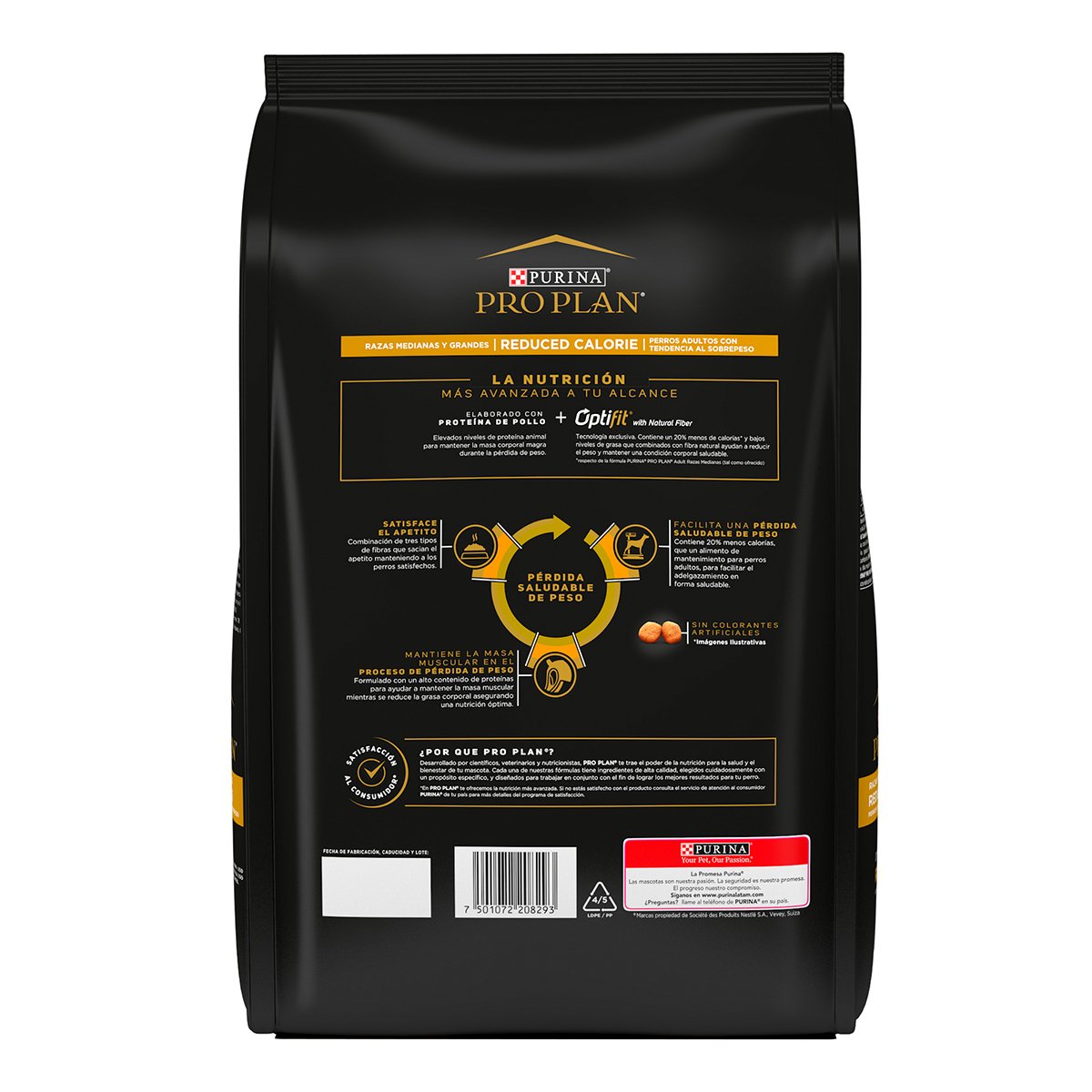 Alimento Pro Plan Reduce Calorie Perro Adulto Todas las Razas (Bajo pedido)