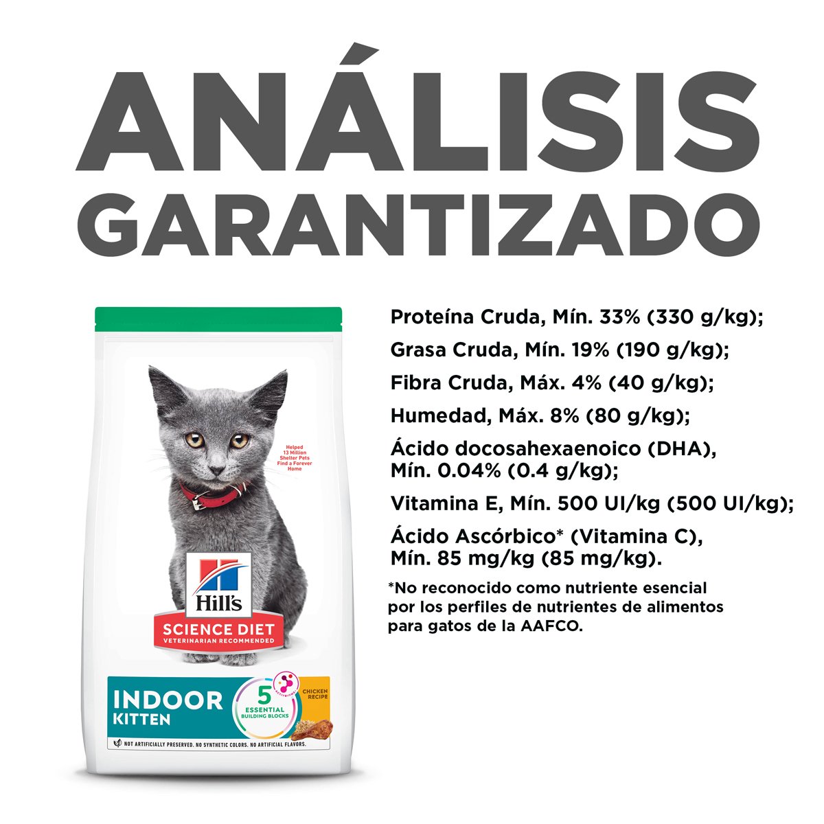 Alimento Hill's Science Diet Indoor Kitten Para Gato (Bajo pedido)