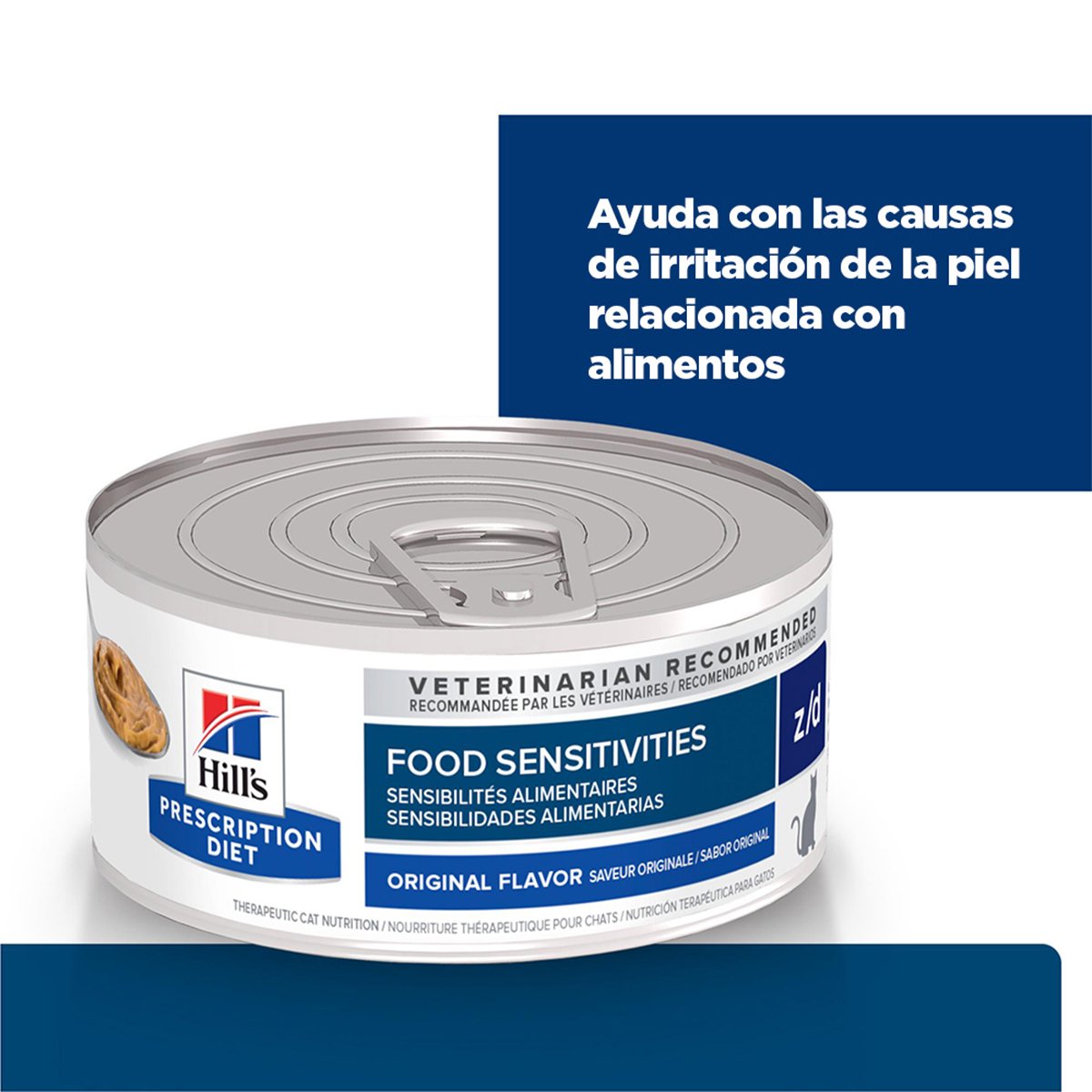 Hill's Prescription Diet z/d Alimento Húmedo para Alergia Alimentaria para Gato Receta Original 156 g