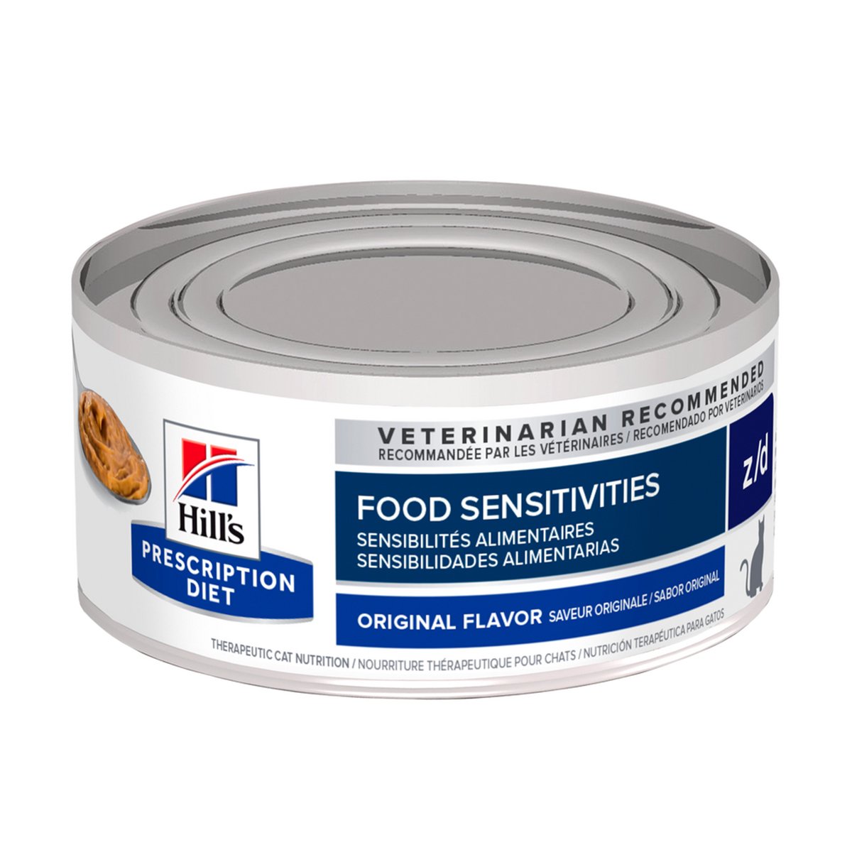 Hill's Prescription Diet z/d Alimento Húmedo para Alergia Alimentaria para Gato Receta Original 156 g