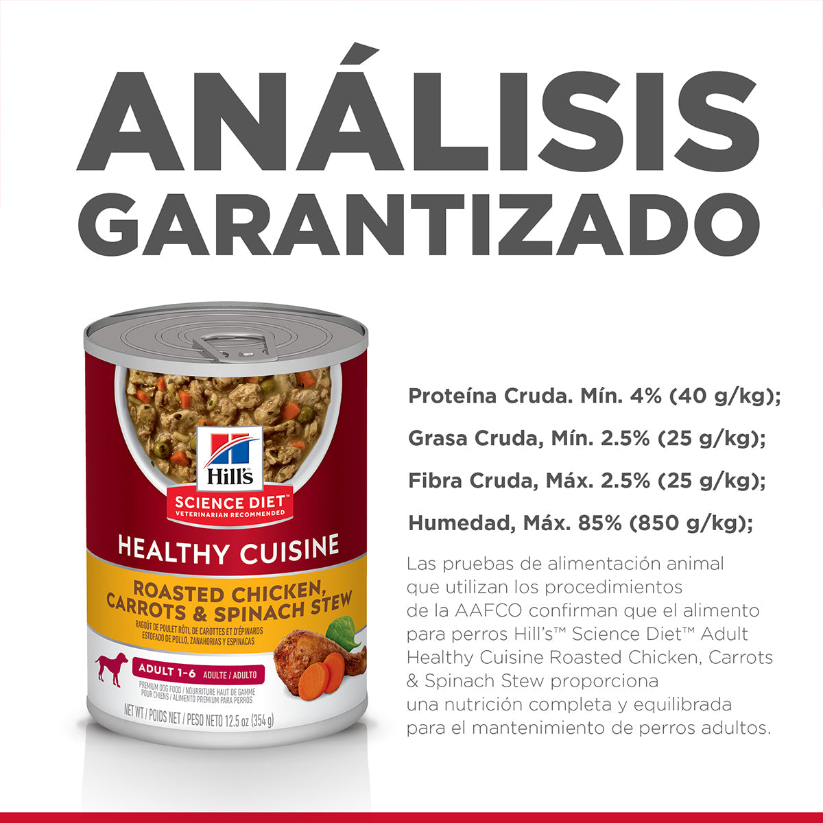 Alimento Hill's Science Diet Original Adulto Healthy Cuisine Para Perro Lata 350g