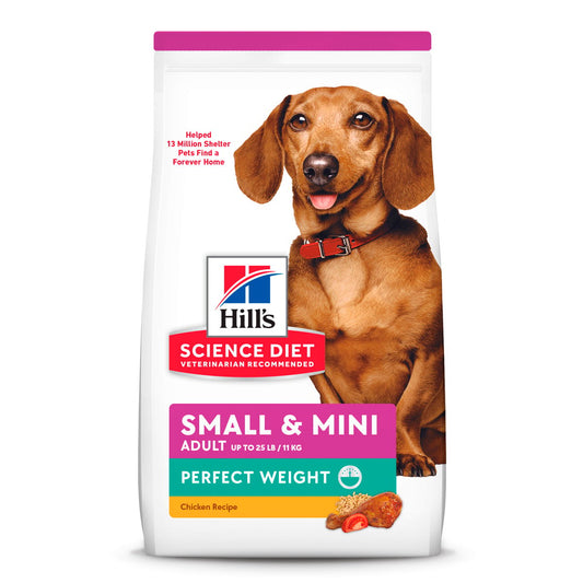 Hill's Science Diet Small & Mini Alimento Control de Peso para Perro Adulto Raza Pequeña y Mini 5.7 kg (UNICAMENTE BAJO PEDIDO)