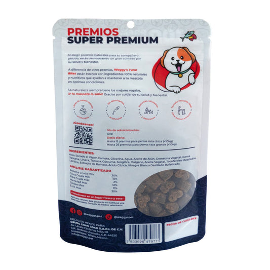 Waggy's Bites Premios Suaves Receta Atún y Camote para Perro 100 g