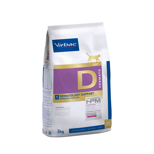 Alimento Virbac Dermatology Support Para Gato 3 kg (UNICAMENTE SOBRE PEDIDO)