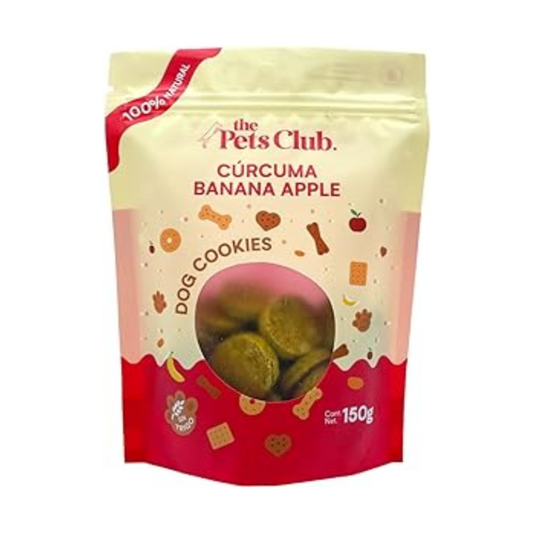 Galletas Sabor Plátano Y Manzana Para Perro 150g