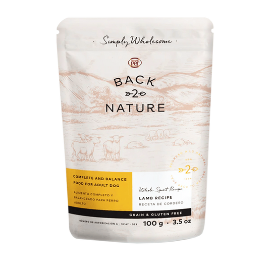Alimento Back2Nature Cordero Para Perro 100g (Bajo pedido)