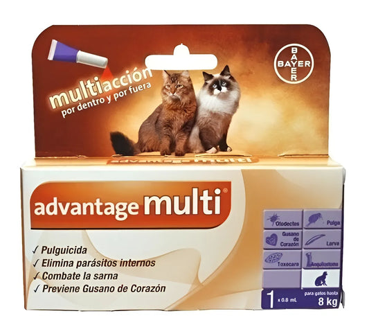 ADVANTAGE MULTI GATO 4 DE 1 A 4 K IMIDACLOPRID