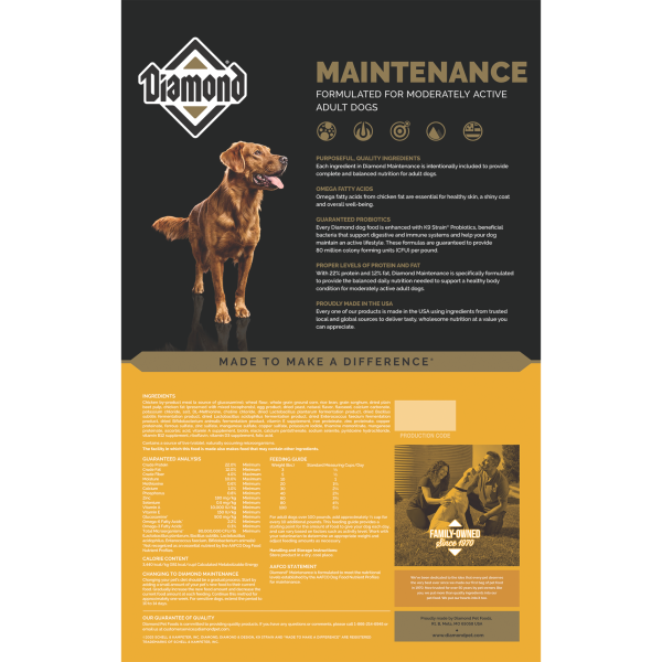 Alimento Diamond Mantenimiento Adulto Para Perro (UNICAMENTE BAJO PEDIDO)