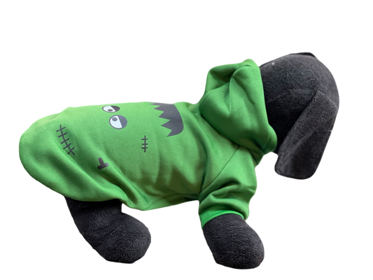 Disfraz para Perro “Frankie Monstruoso Verde” ⚡🧟‍♂️