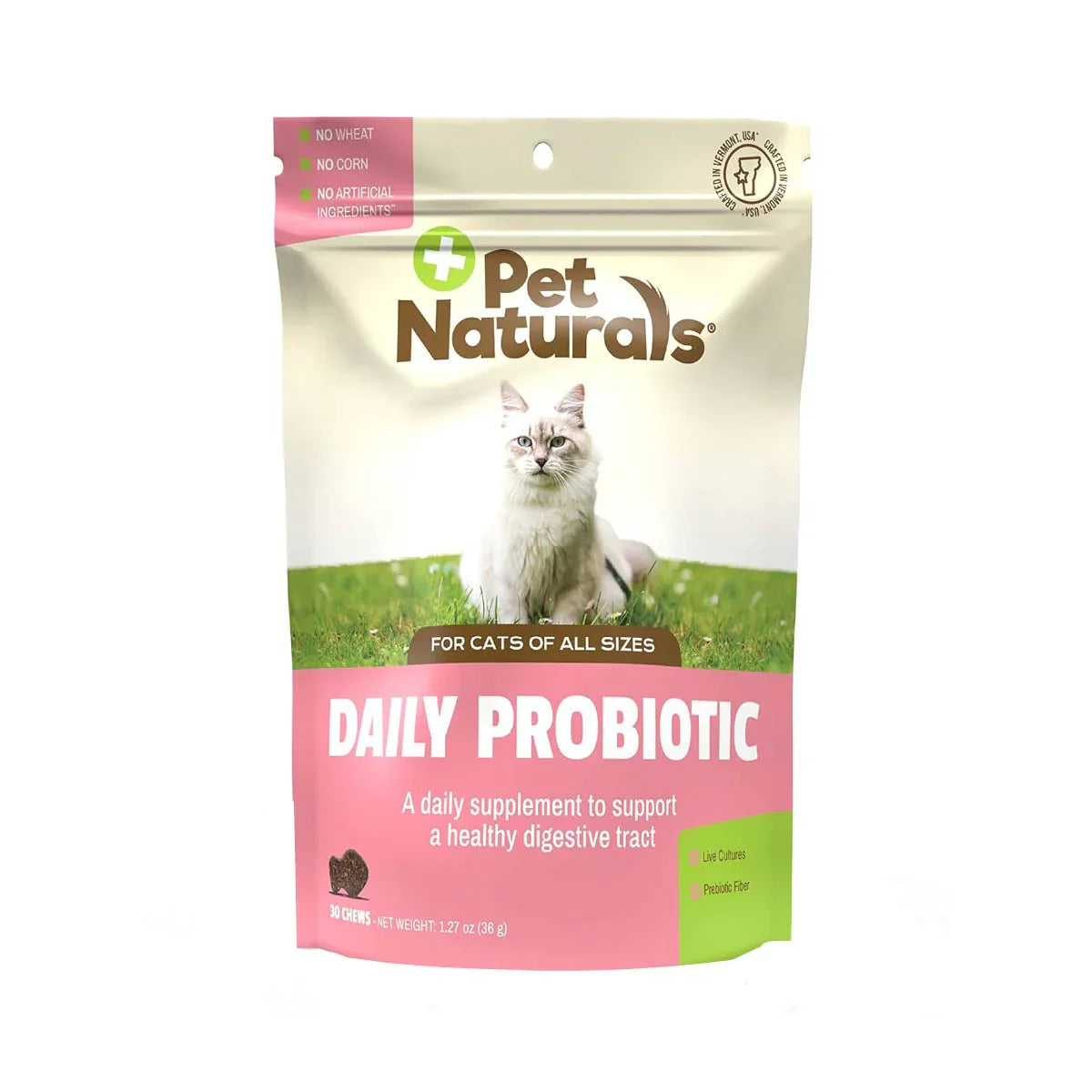 Pet Naturals Daily Probiotic Para Gatos 30 Masticables