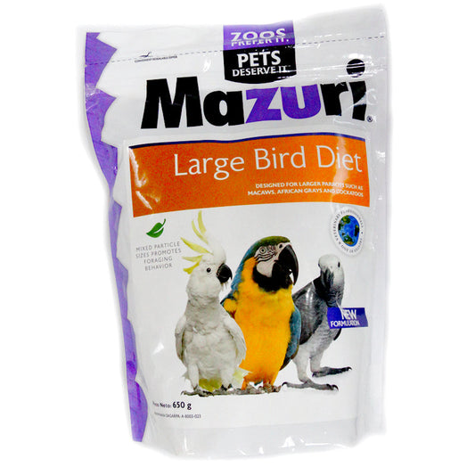 Alimento Mazuri Maintenance Para Aves Grandes 650g