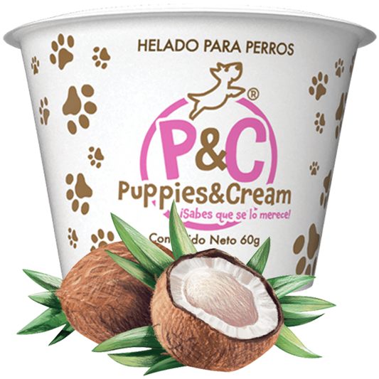 Helado Puppies&Cream Coco 30g