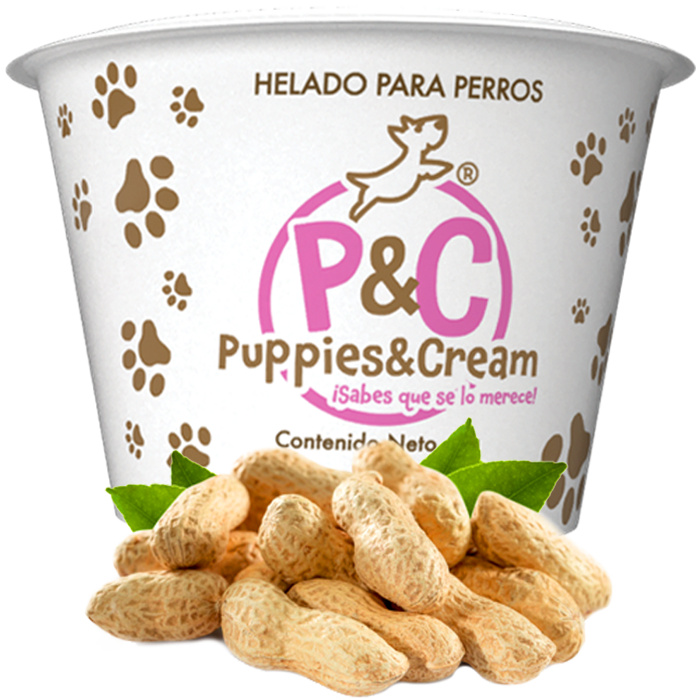 Helado Puppies&Cream Mantequilla de Cacahuate 30g
