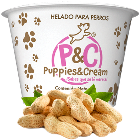 Helado Puppies&Cream Mantequilla de Cacahuate 60g