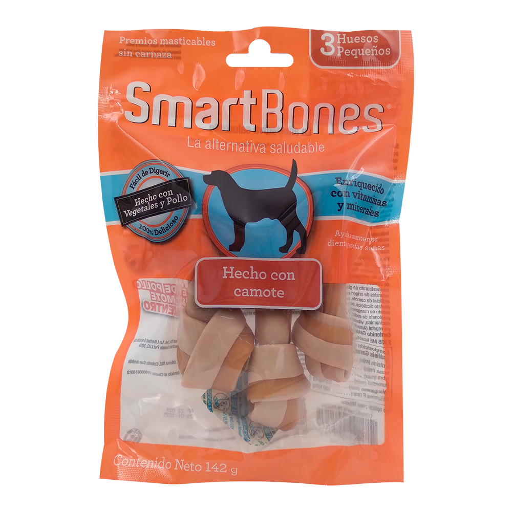 SmartBones Premios Huesos de Camote 142 g