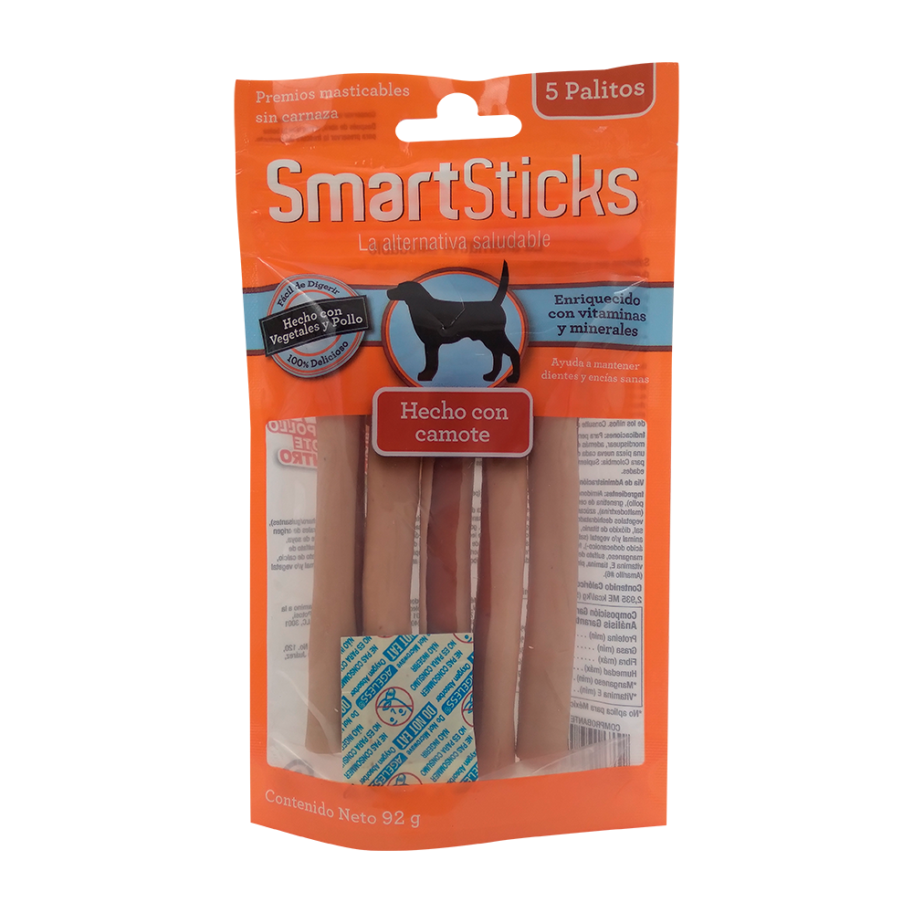 SmartBones Premios Palito de Camote 92 g