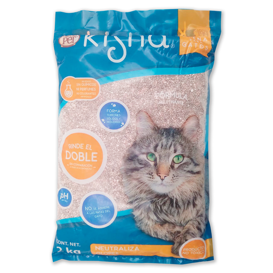 Arena Kisha Estándar Para Gato 2kg