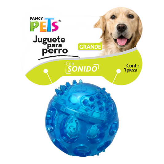 Juguete Fancy Pets Pelota Flexible Grande Con Sonido