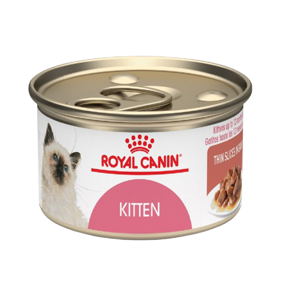 Alimento Royal Canin Kitten Para Gato Slices in Gravy Lata 85g