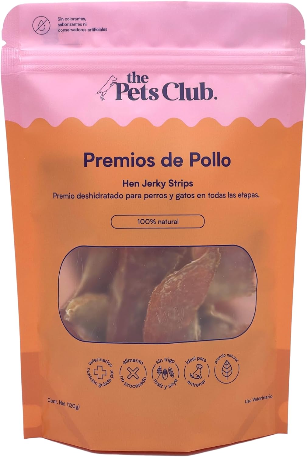 Premios Deshidratados De Gallina 120g