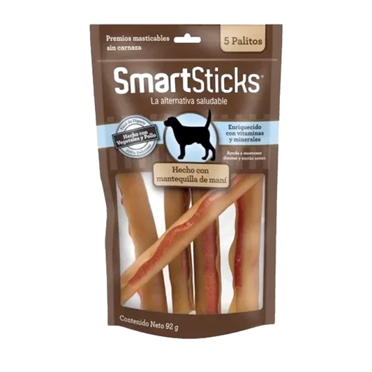 SmartBones Premios Palito Mantequilla de Cacahuate 92 g