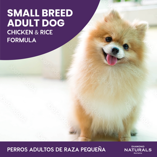 Alimento Diamond Naturals Pollo y Arroz Adulto Para Perro Razas Pequeñas (Bajo pedido)