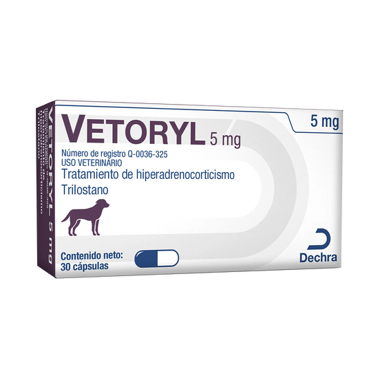 Vetoryl 5mg Caja Con 30 Capsulas