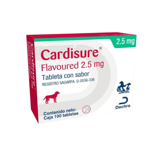 Cardisure 2.5mg Caja Con 100 Tabletas
