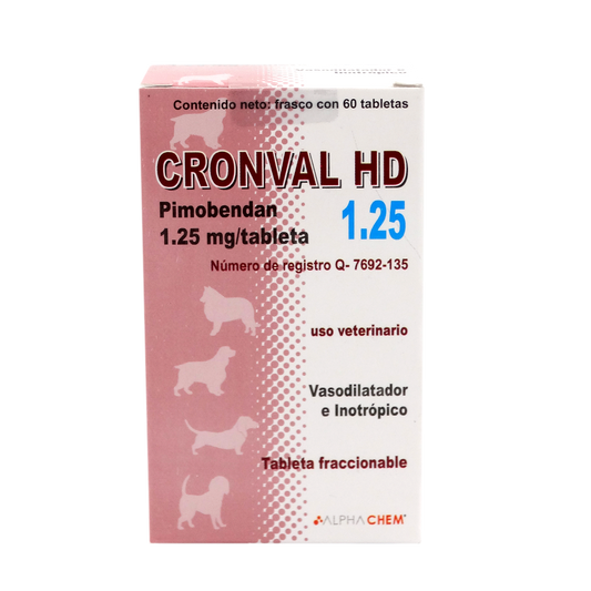 Cronval HD 1.25mg Frasco 60 Tabs