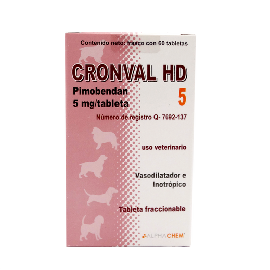 Cronval HD 5mg Frasco 60 Tabs