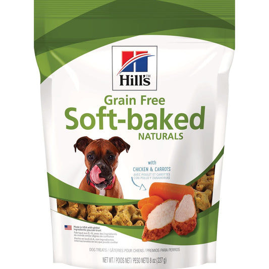 Hill's Grain Free Soft-Baked Naturals with Chicken & Carrots Dog Treats 227 Gr